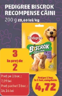 Pedigree Biscrok Recompense Câini 200 g