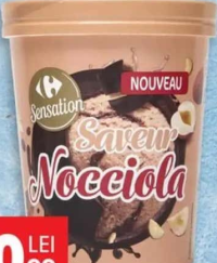 Carrefour Sensation Înghețată cu ciocolată și alune 470 ml