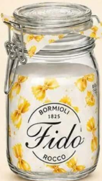 Bormioli Borcan ermetic din sticlă Fido 1 L