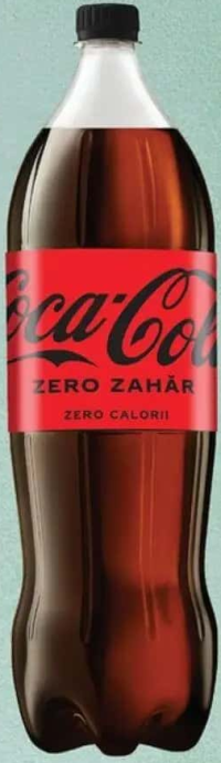 Coca-Cola zero zahăr/Fanta 2 L, portocale/grapefruit/lămâie/mango