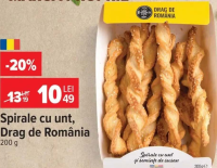 Drag de România Spirale cu unt 200 g