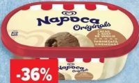 Înghețată cu cacao și gust de vanilie/aromă de căpșuni și vanilie Napoca 1000 ml