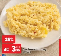 Orez basmati cu curry per 100 g