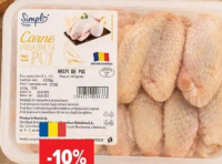 Simplu Aripi de pui întregi per 100 g