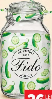 Bormioli Borcan ermetic din sticlă Fido 3 L