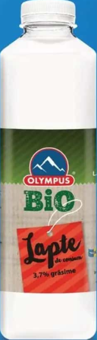 Olympus Lapte Bio 3.7% grăsime 1L