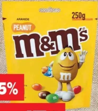 M&M's Bomboane/ Alune învelite în ciocolată 250 g