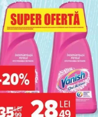 Vanish Pink Detergent pete 2 x 1 L