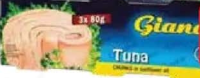 Giana Ton bucăți în ulei 3x80 g
