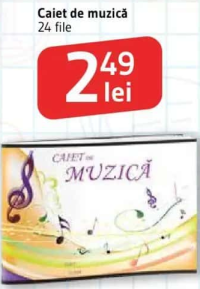Caiet de muzică 24 file