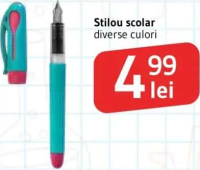 Stilou scolar diverse culori