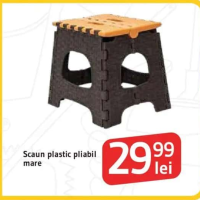 Scaun plastic pliabil mare
