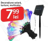 Decorațiune solară, turture, multicolor