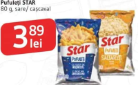 STAR Pufuleți 80 g, sare/ cașcaval