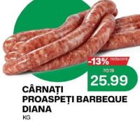 Diana Cârnați Proaspeți Barbeque kg
