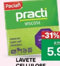 Paclan Lavete cellulose 3 buc/set