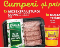 Diana Mici Extra Usturoi 1kg + Tecuci Mustar 190g