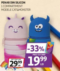 PENAR DIN SILICON 1 COMPARTIMENT MODELE CAT&MONSTER