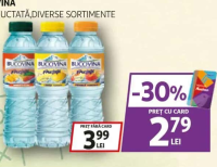 BUCOVINA APĂ FRUCTATĂ DIVERSE SORTIMENTE 0.5L