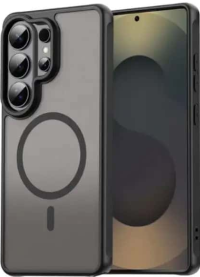 eMAG Husa Matte compatibil cu MagSafe pentru Samsung Galaxy S26 Ultra, protectie completa, contur Ne