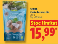 SEARA Zahăr de cocos bio 250 g