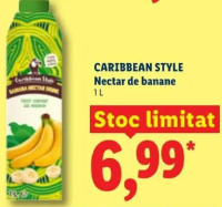 CARIBBEAN STYLE Nectar de banane 1 L