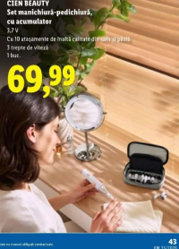 Cien Beauty Set manichiură-pedichiură, cu acumulator