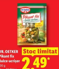 DR. OETKER Pikant fix dulce-acrișor 100 g