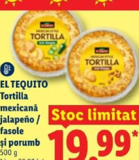 El Tequito Tortilla mexicană jalapeño / fasole și porumb 500 g