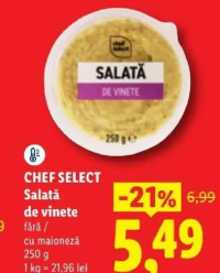 CHEF SELECT Salată de vinete 250 g