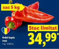Lidl Ardei kapia roșu 5kg