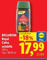 BELLAROM Royal Cafea solubilă 200 g