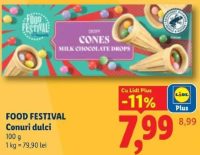 FOOD FESTIVAL Conuri dulci 100 g