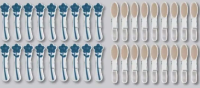 W5 Clești pentru rufe 18 bucăți 1 set