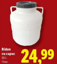 Bidon cu capac 20 L