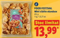 FOOD FESTIVAL Mini clătite olandeze 415 g