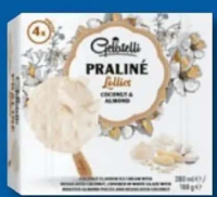 Gelatelli Înghețată rotundă pe băț 4 x 70 ml