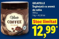 Gelatelli Înghețată cu aromă de cafea 300 g