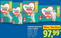 PAMPERS MEGA BOX Scutece chiloțel mărimea 4-7