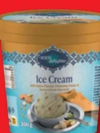 1001 Delights Înghețată cu aromă de halva 300 g