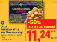 LATIN AMERICAN STYLE Mini Churros umpluți dulce de leche / tres leches 200 g