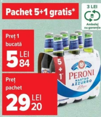 Bere Peroni 6 x 0.33 L, per pachet
