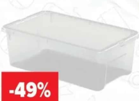 Cutie depozitare cu capac, Carrefour mărimea XS, 5 L