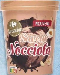 Carrefour Sensation Înghețată cu ciocolată și alune Saveur Nocciola 470 ml