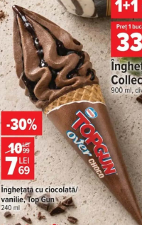 Top Gun Înghețată cu ciocolată/vanilie 240ml