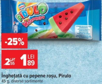 Pirulo Watermelon Înghețată cu pepene roșu 45 g