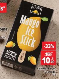 La Strada Felie de mango 70g
