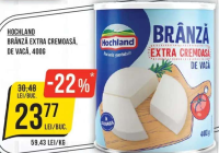 HOCHLAND BRÂNZĂ EXTRA CREMOASĂ, DE VACĂ, 400G