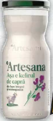 ARTESANA KEFIR DIN LAPTE DE CAPRĂ MIN. 3% GRĂSIME, 350ML