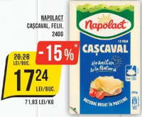 NAPOLACT CAȘCAVAL, FELII, 240G